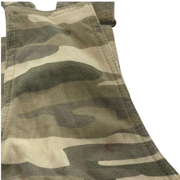 Womens Camouflage Overalls Utility L Jumpsuit Drawstring Casual Military Print - Picture 9 of 11